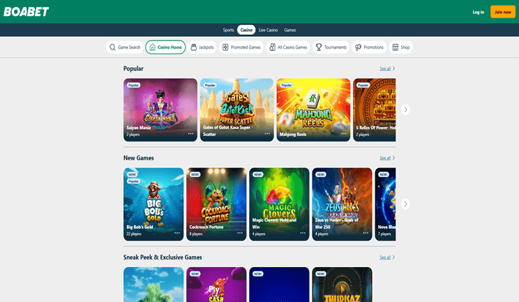 boabet-casino-homepage